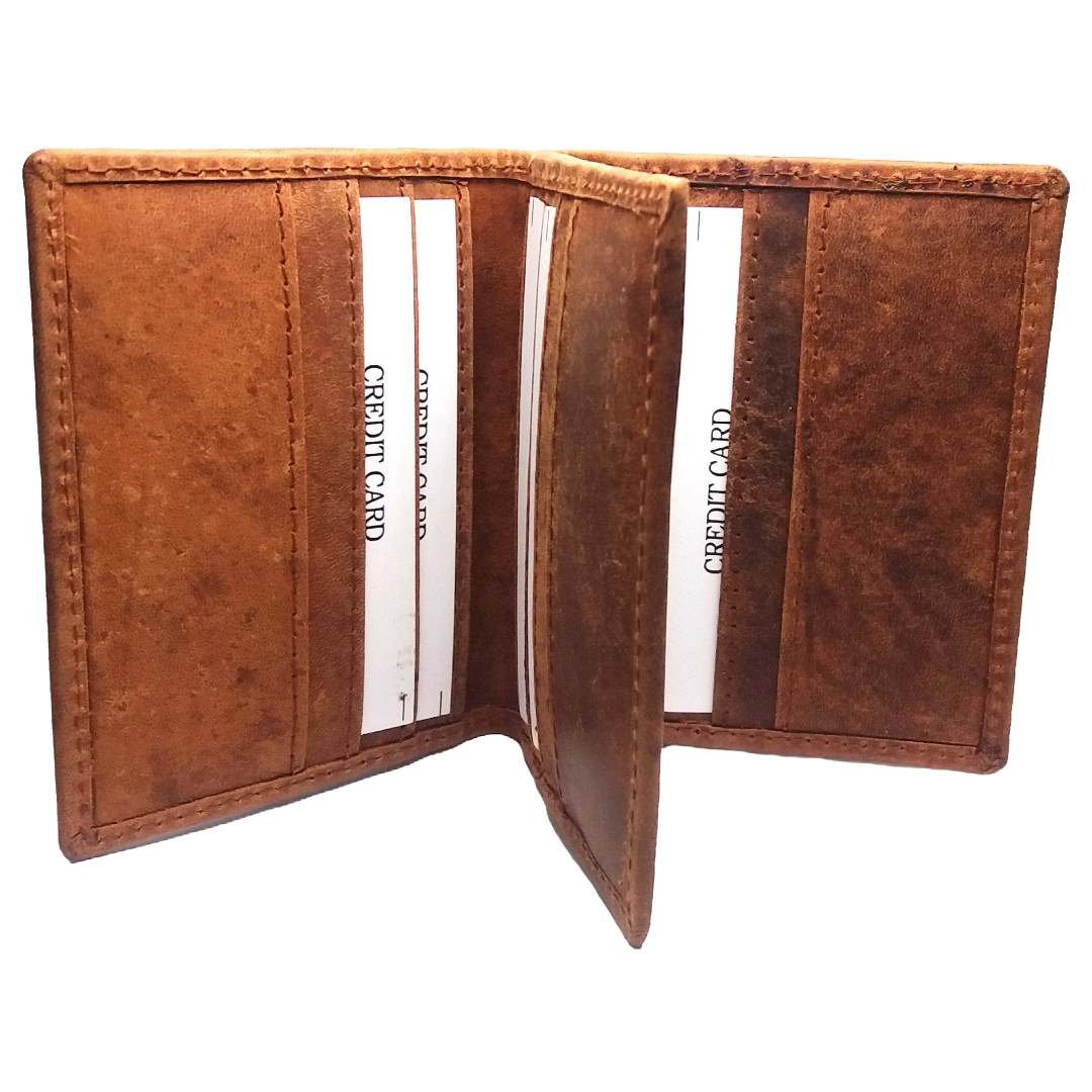 Jubleeo Leather Brown Card Holder For Men