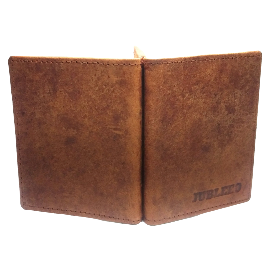 Jubleeo Leather Brown Card Holder For Men