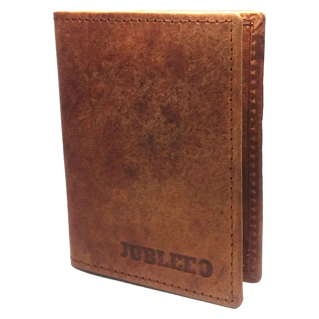 Jubleeo Leather Brown Card Holder For Men