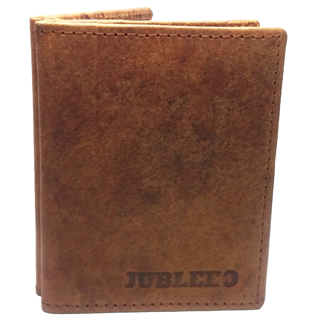 Jubleeo Leather Brown Card Holder For Men