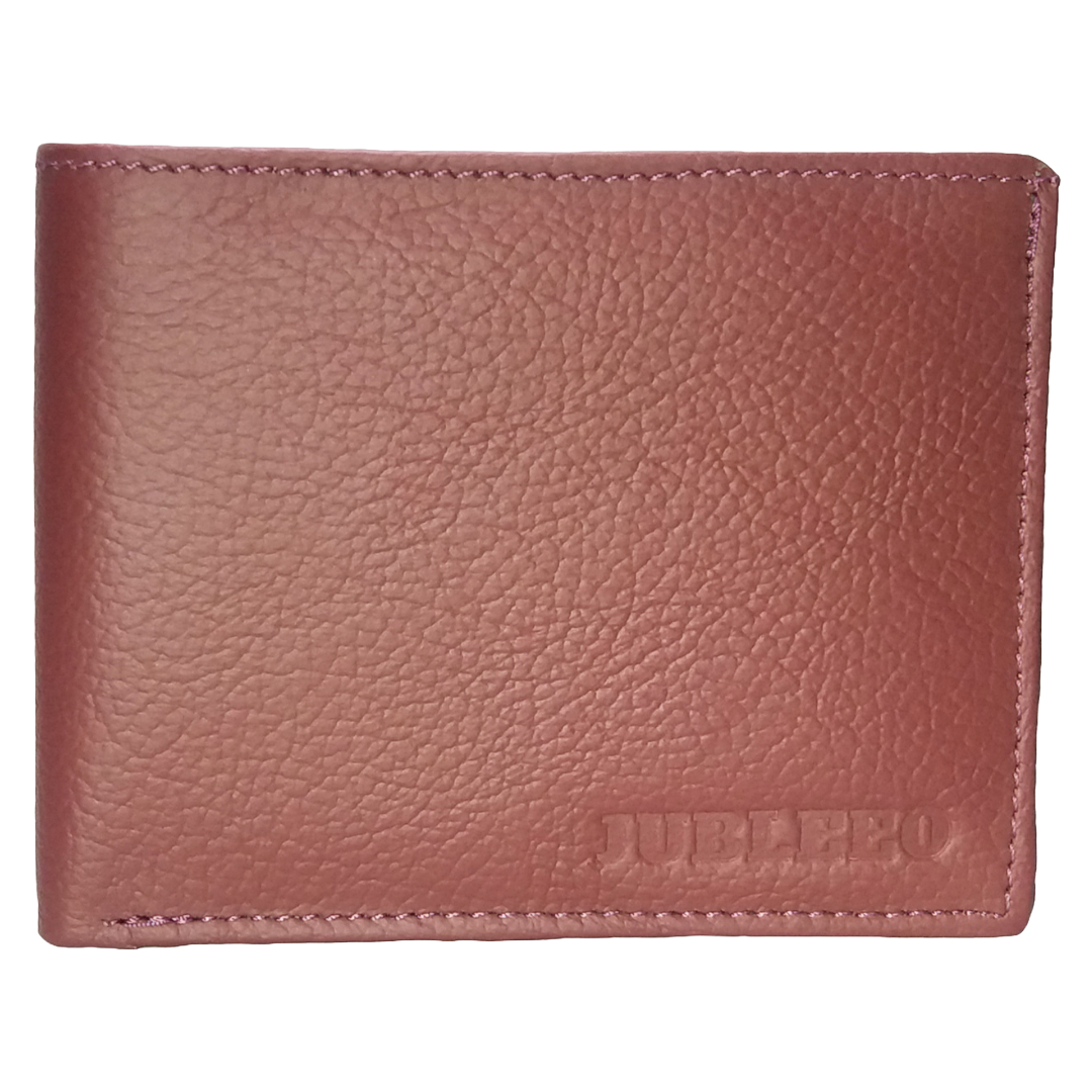 Jubleeo Leather Maroon Pocket Mens Wallet