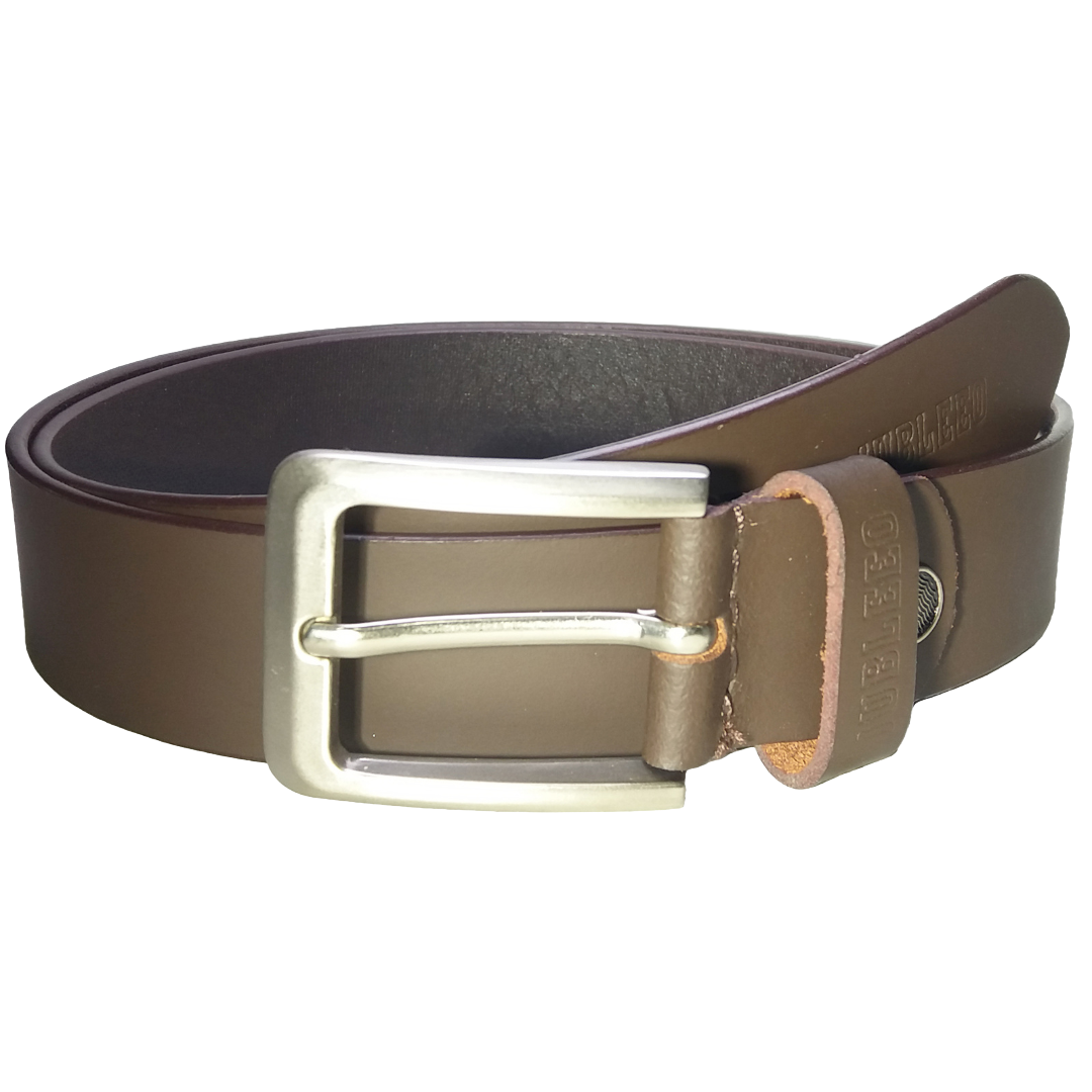 Jubleeo Leather Matte Black Mens Belt