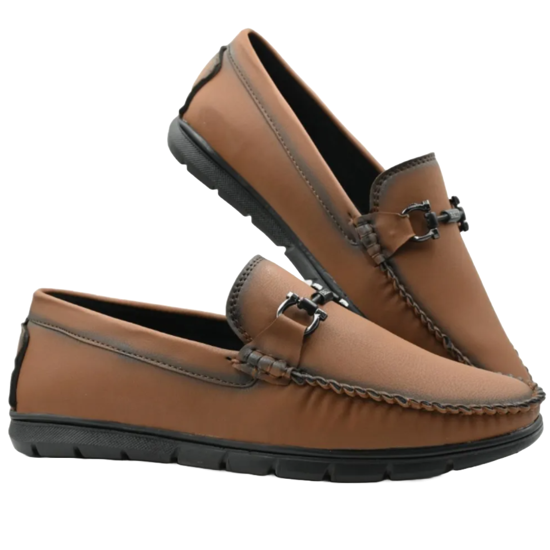 Jubleeo Casual Matte Tan Loafer For Men