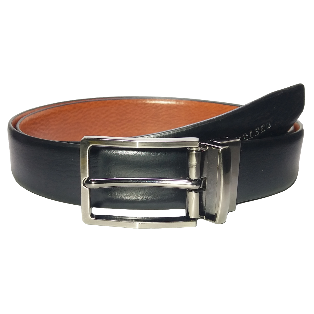 Jubleeo Leather 35mm Reversible Belt for Men