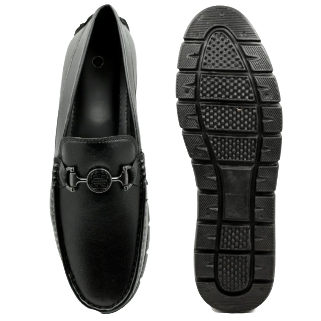 Jubleeo Casual Black Loafer For Men