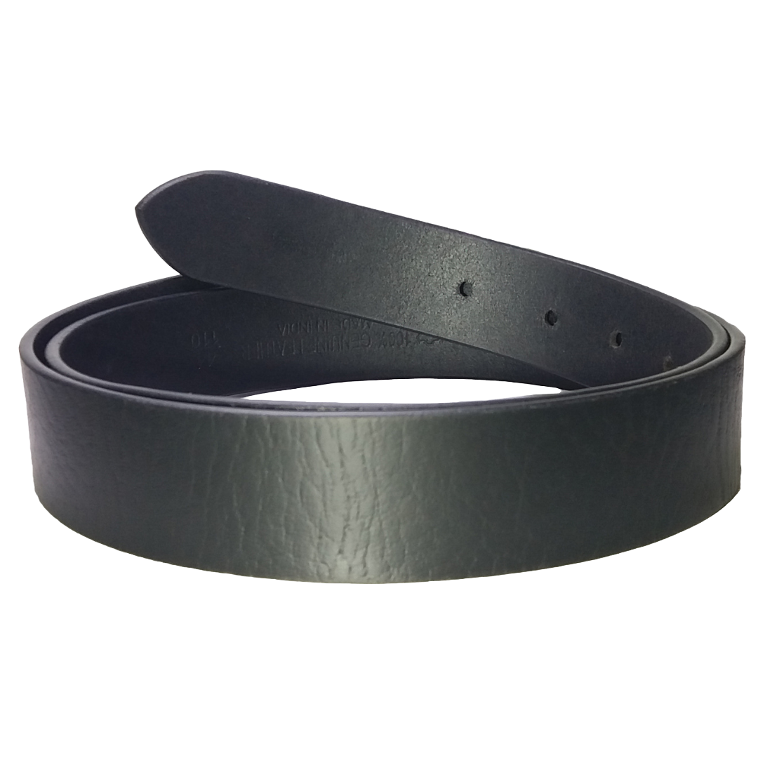 Jubleeo Leather Textured Black Mens Belt