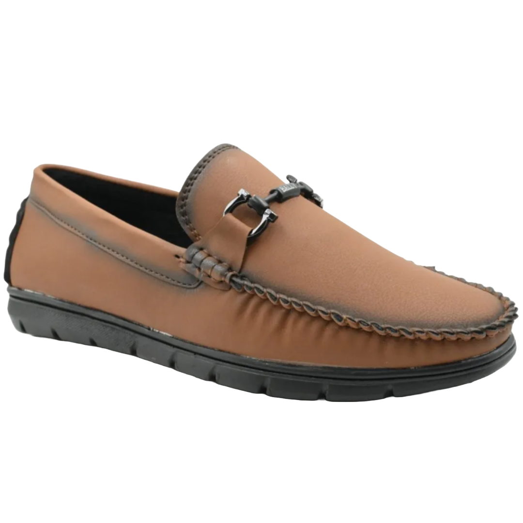 Jubleeo Casual Matte Tan Loafer For Men