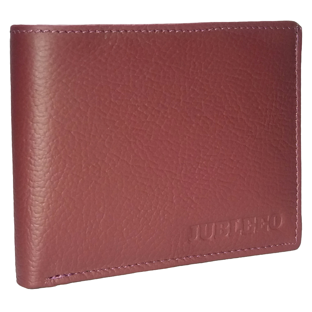 Jubleeo Leather Maroon Pocket Mens Wallet