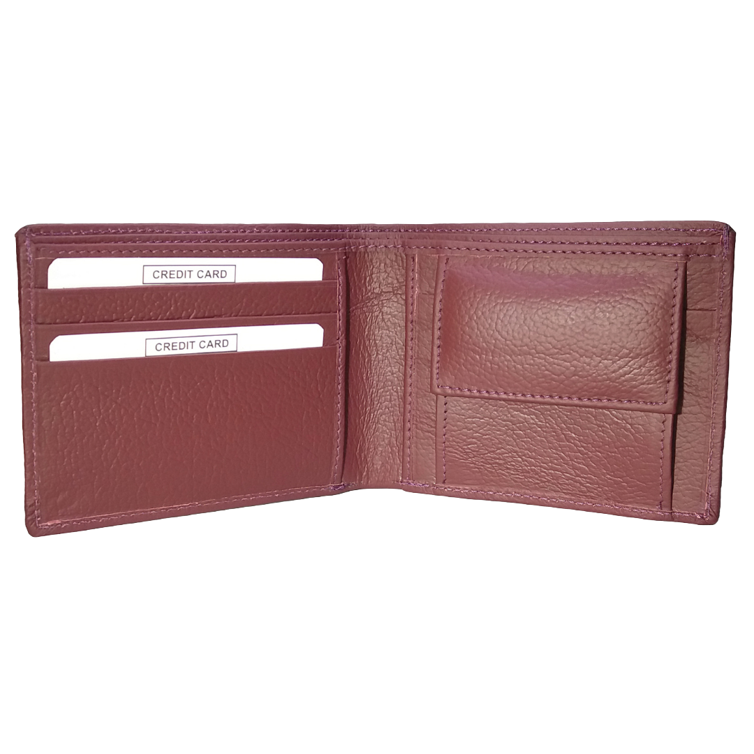Jubleeo Leather Maroon Pocket Mens Wallet