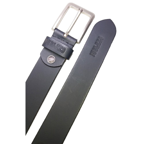Jubleeo Leather Matte Black Mens Belt