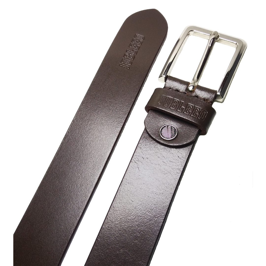 Jubleeo Leather Brown Mens Belt