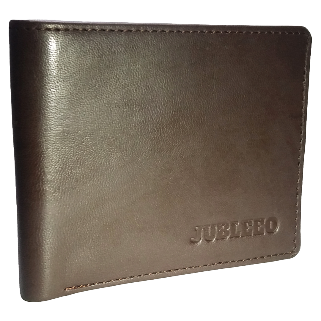 Jubleeo Leather Brown Card Mens Wallet