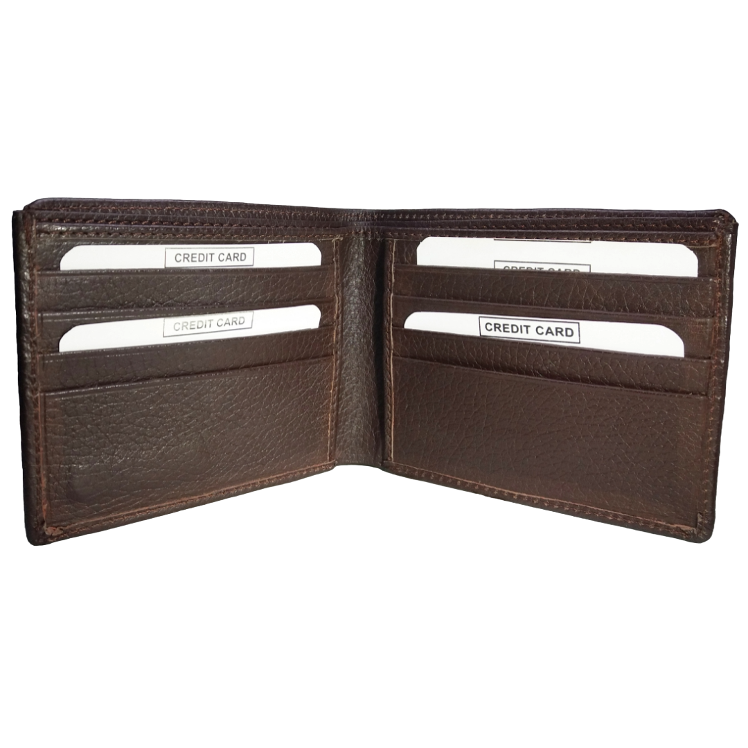 Jubleeo Leather Brown Card Mens Wallet