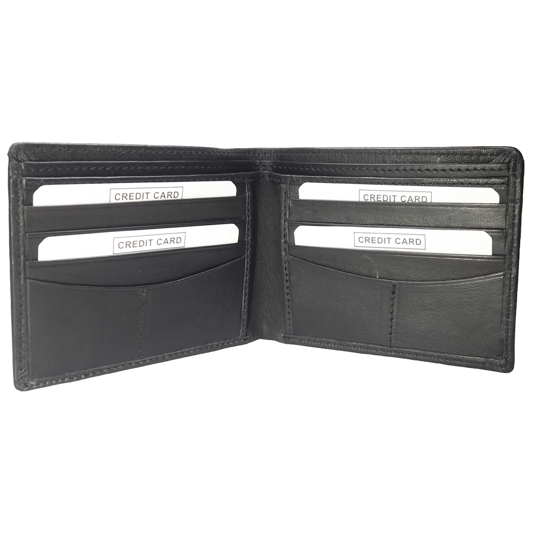 Jubleeo Leather Black Card Mens Wallet