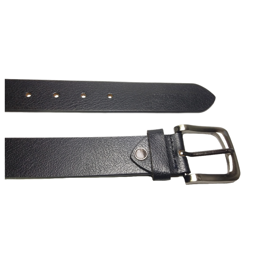 Jubleeo Leather Casual Black Mens Belt