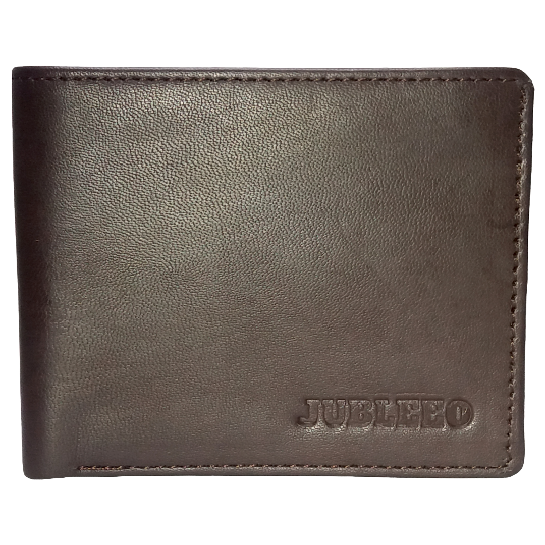 Jubleeo Leather Brown Card Mens Wallet