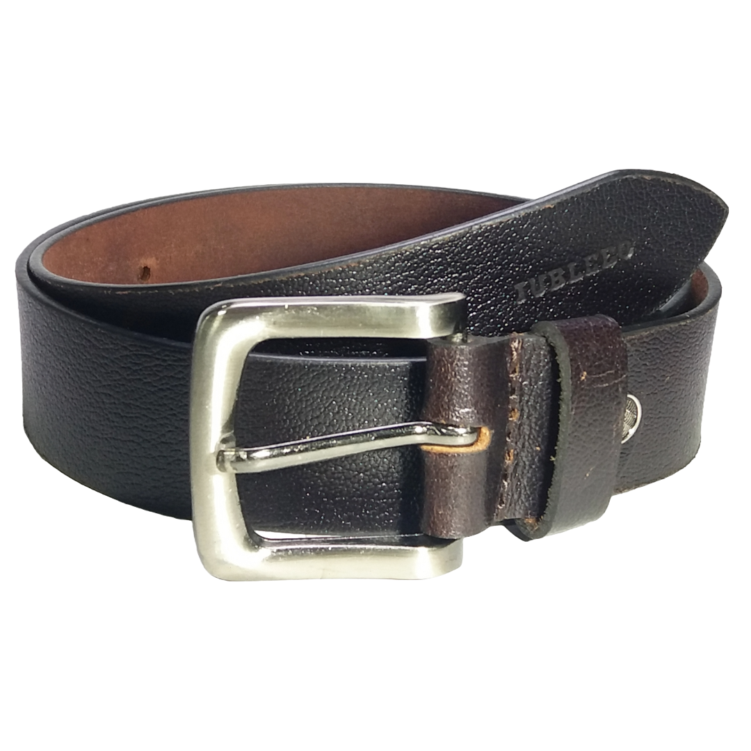 Jubleeo Leather Casual Brown Mens Belt