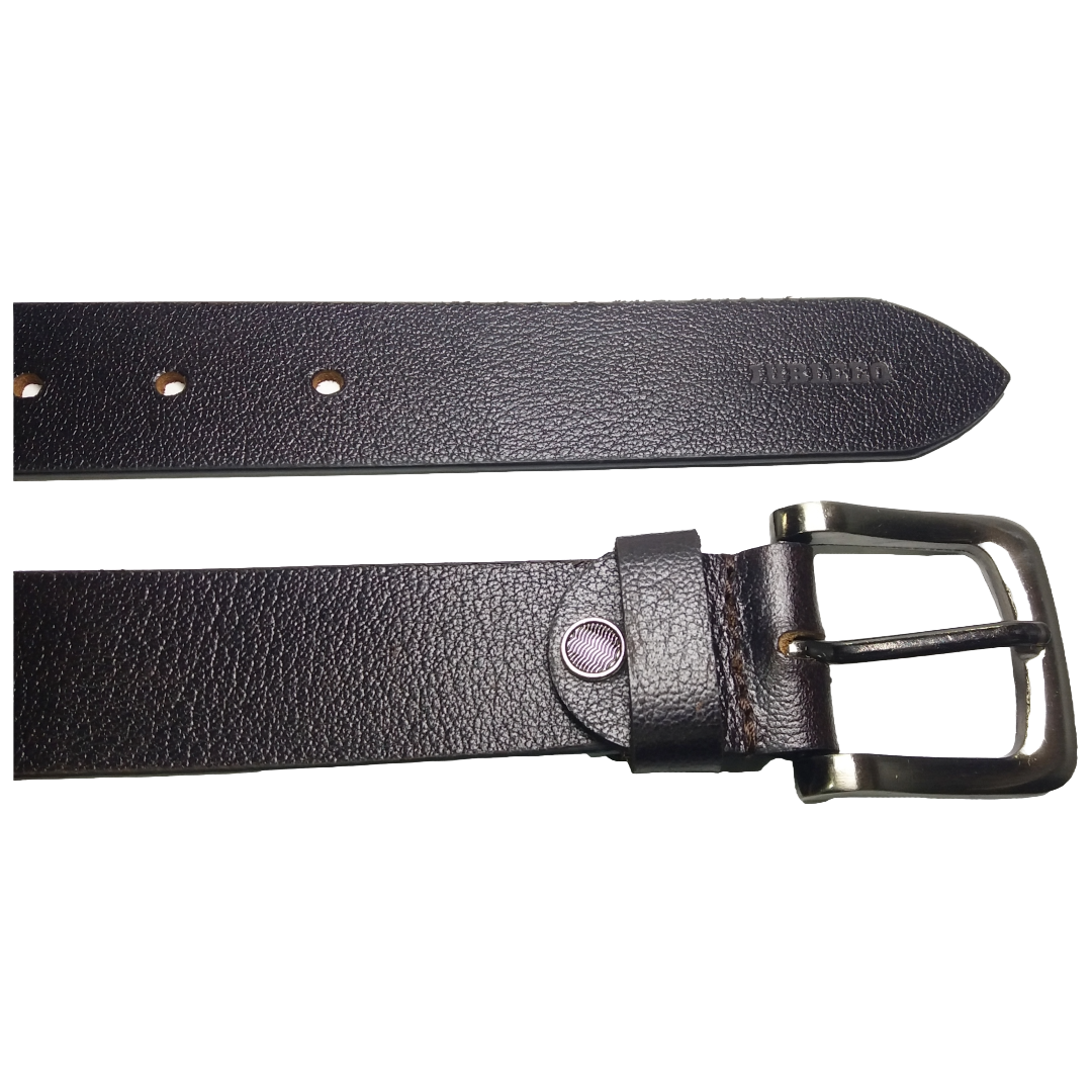 Jubleeo Leather Casual Brown Mens Belt