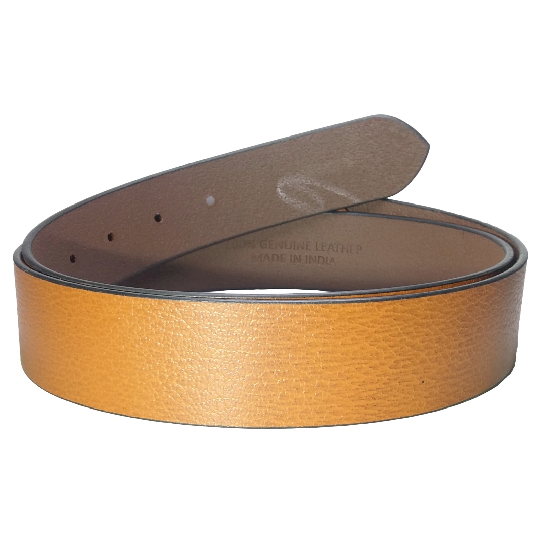 Jubleeo Leather Casual Tan Mens Belt
