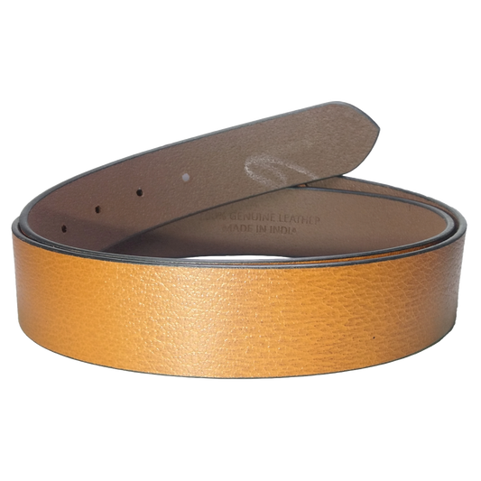 Jubleeo Leather Casual Tan Mens Belt