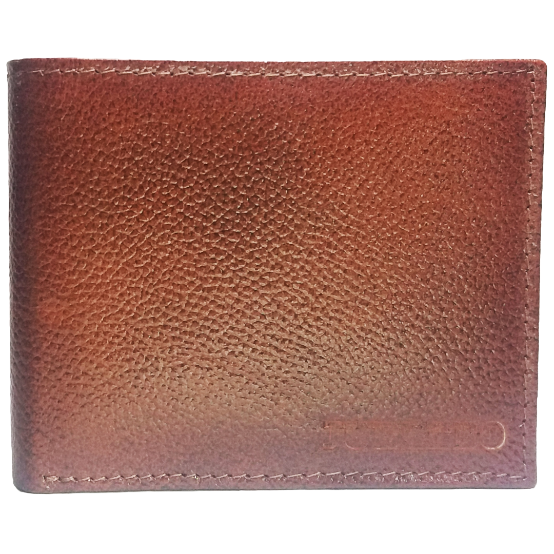 Jubleeo Leather Maroon ID Pocket Mens Wallet