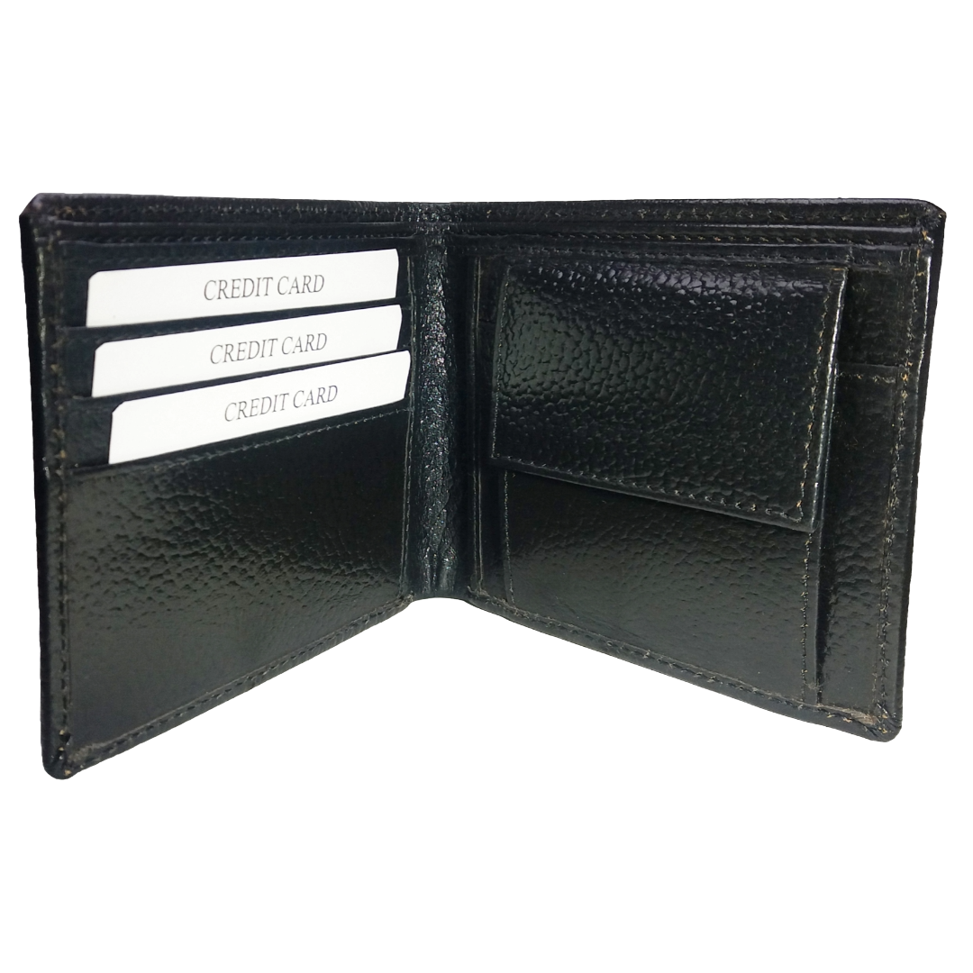 Jubleeo Leather Black Pocket Mens Wallet