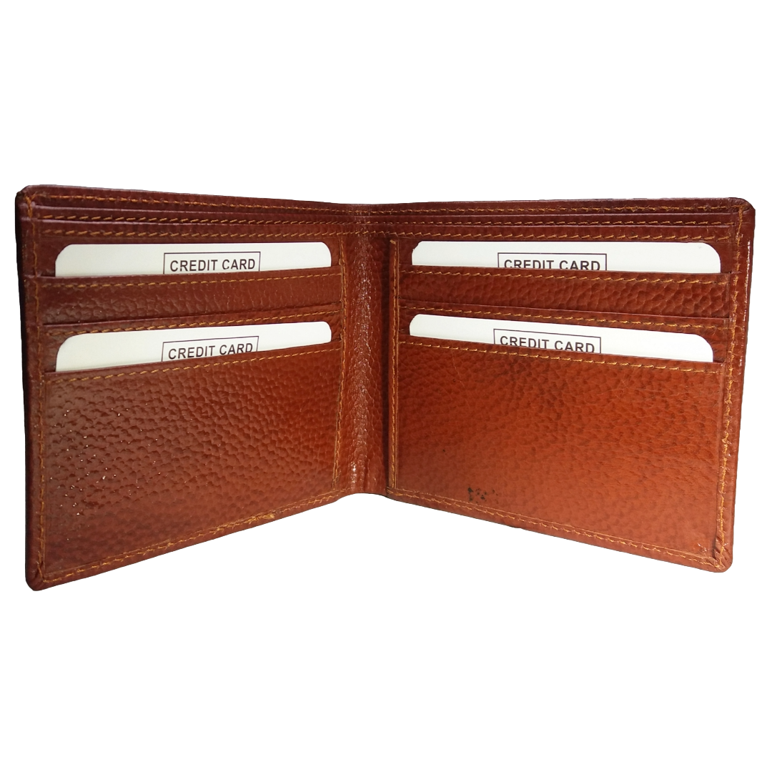 Jubleeo Leather Tan Card Mens Wallet