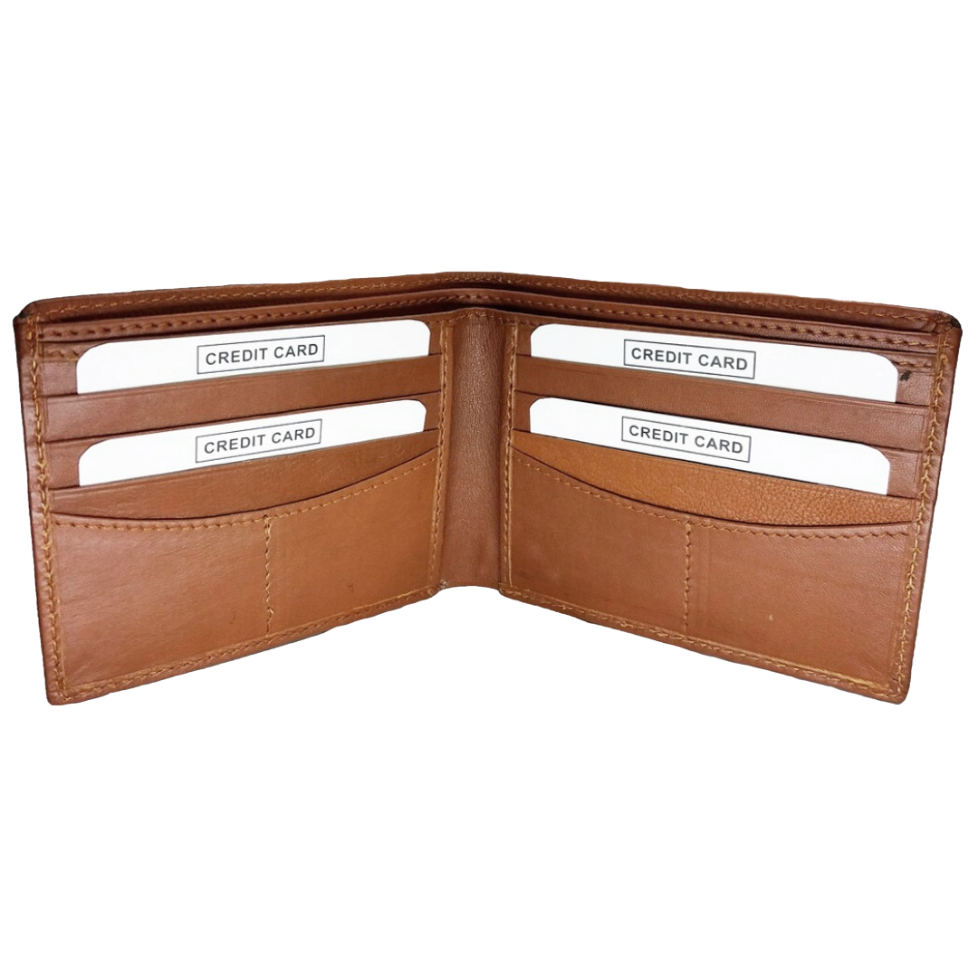 Jubleeo Leather Tan Card Mens Wallet