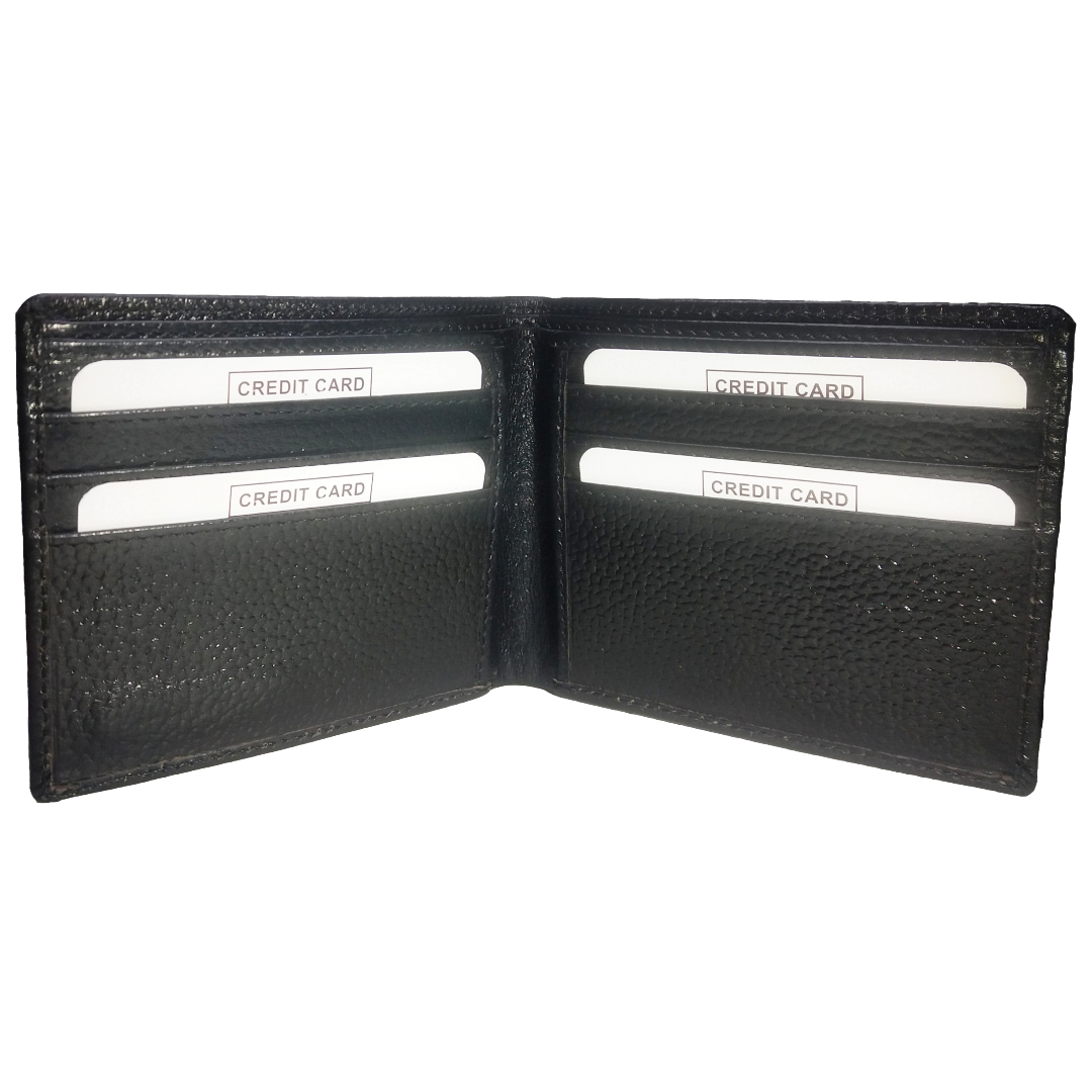 Jubleeo Leather Black Card Mens Wallet
