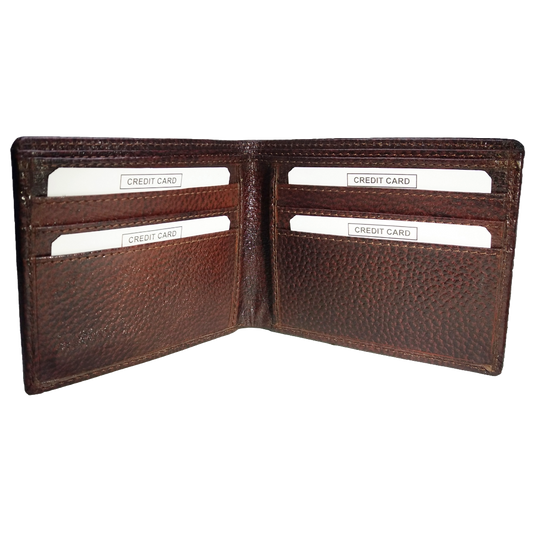Jubleeo Leather Brown Card Mens Wallet