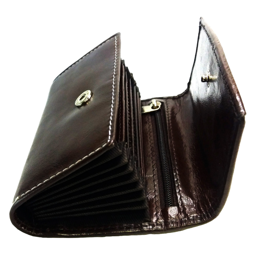 Jubleeo Leather Brown Card Holder For Men