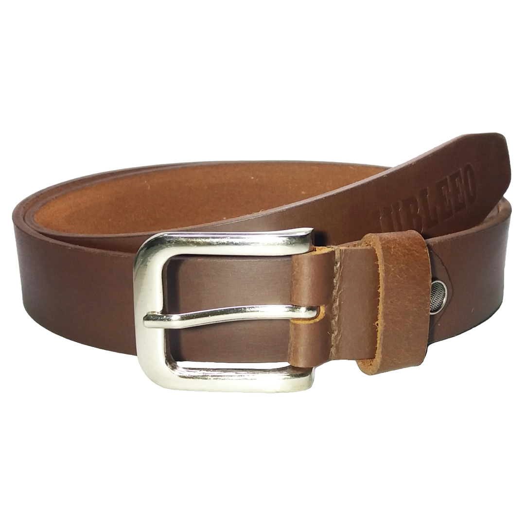 Jubleeo Leather Formal Black Mens Belt