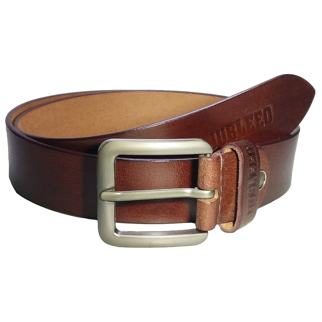 Jubleeo Leather Brown Mens Belt