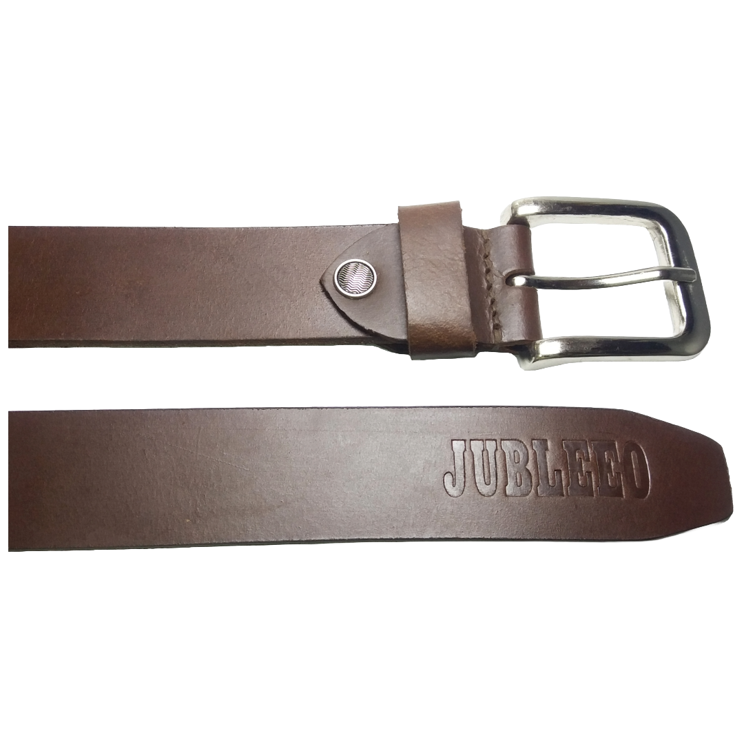 Jubleeo Leather Formal Black Mens Belt