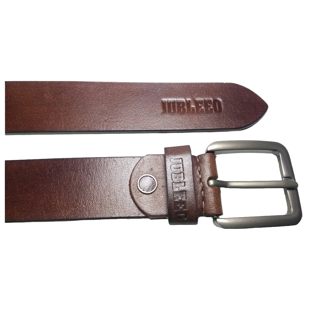 Jubleeo Leather Brown Mens Belt