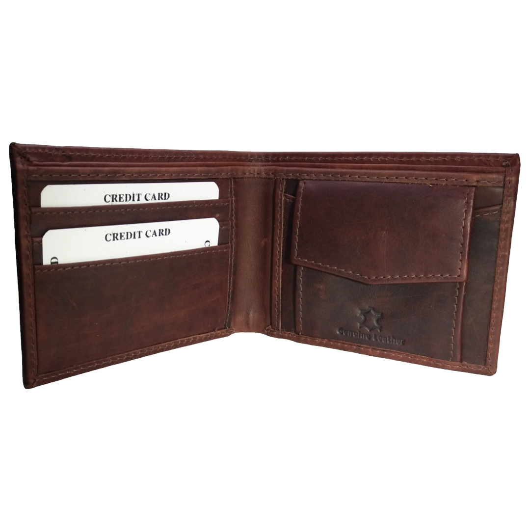 Jubleeo Leather Brown Pocket Mens Wallet