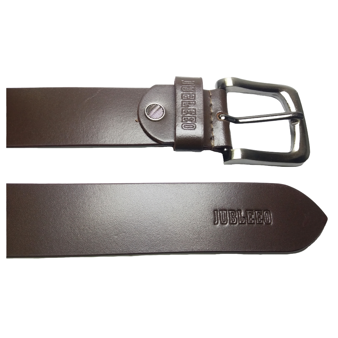 Jubleeo Leather Casual Brown Mens Belt