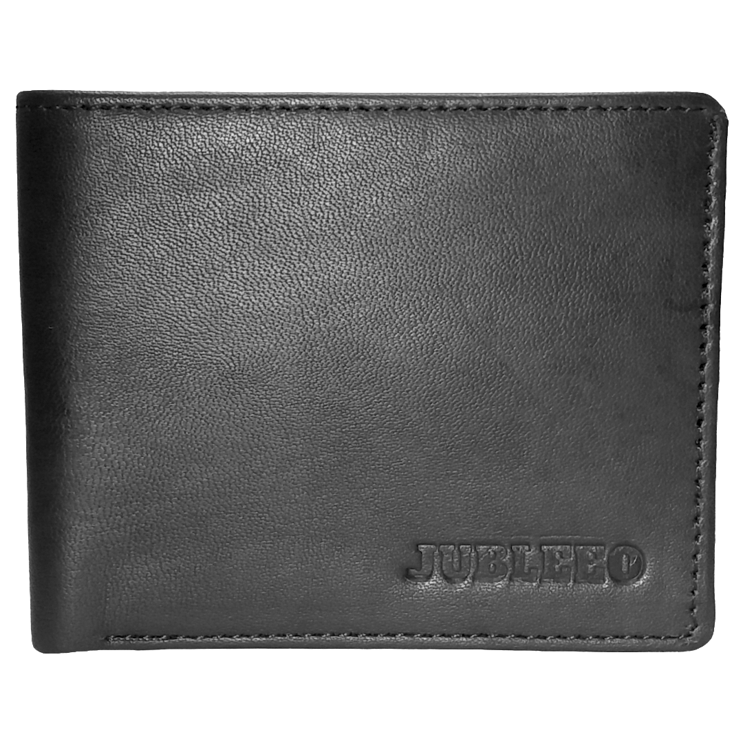 Jubleeo Leather Black Card Mens Wallet