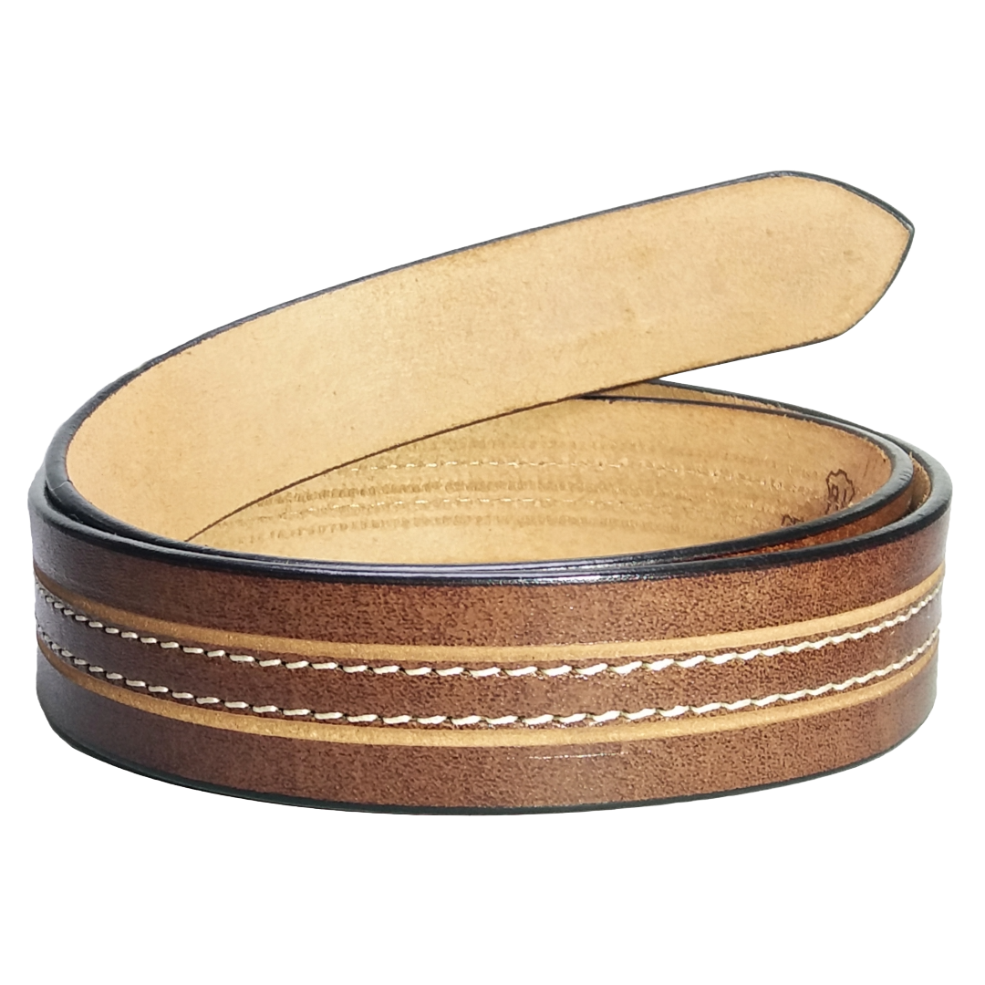 Jubleeo Leather Brown Casual Mens Belt
