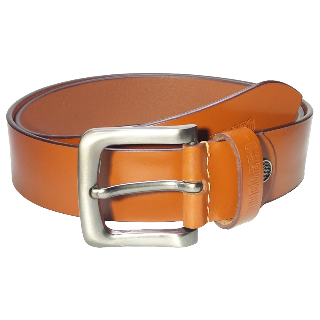 Jubleeo Leather Casual Tan Mens Belt