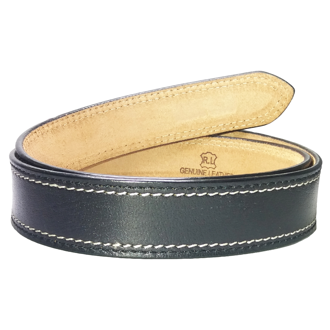 Jubleeo Leather Casual Stitched Mens Belt
