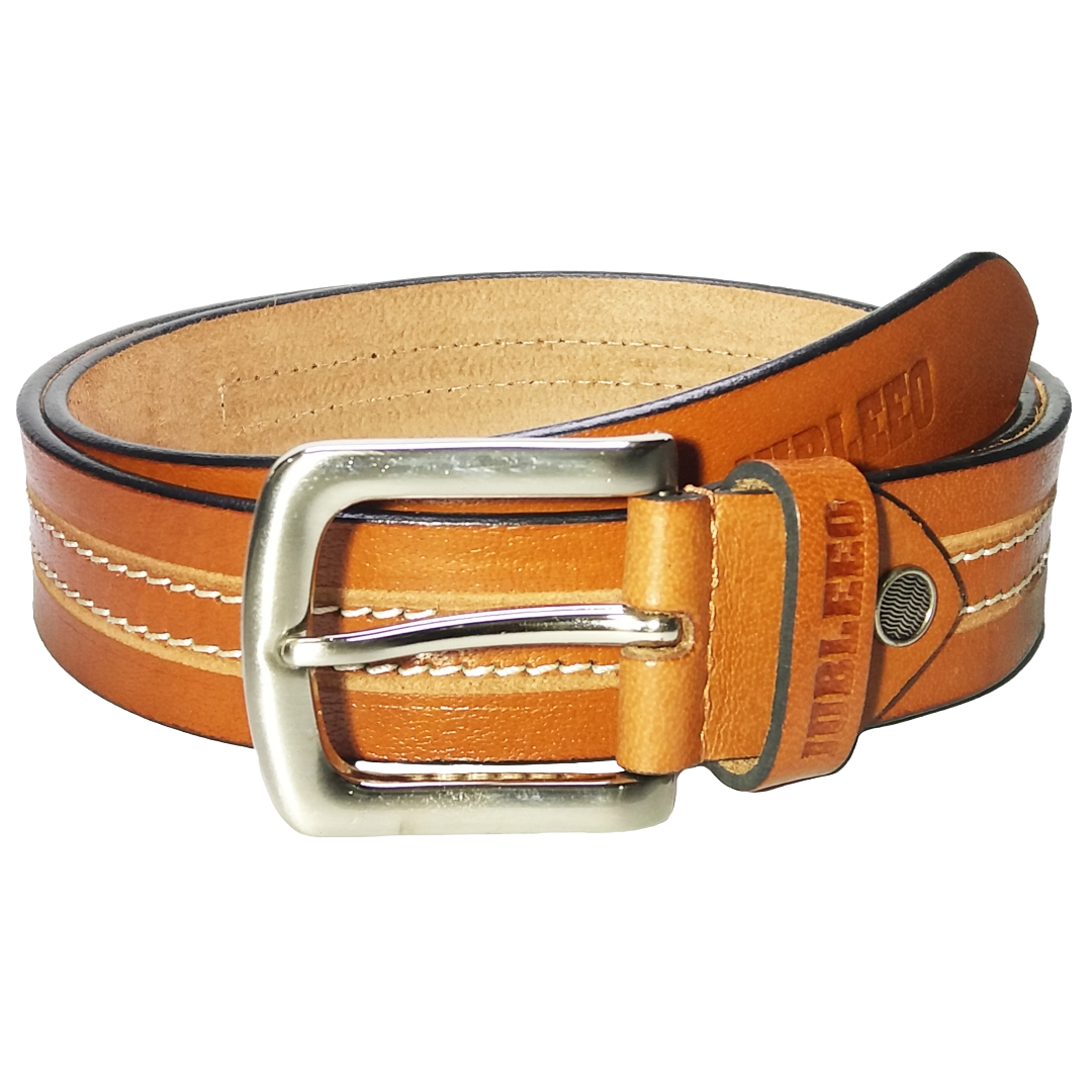 Jubleeo Leather Tan Mens Belt