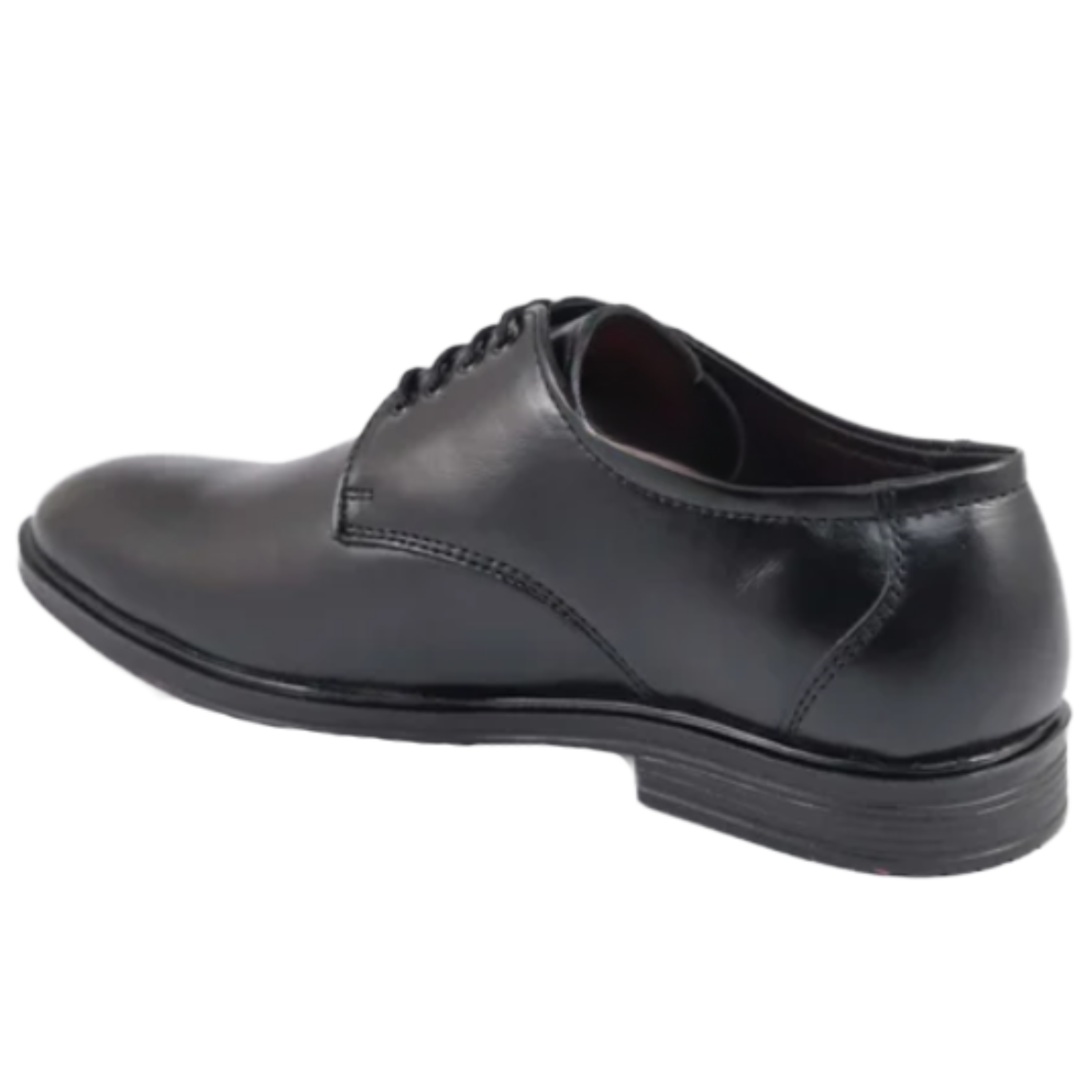 Jubleeo Leather Derby Black Mens Shoes