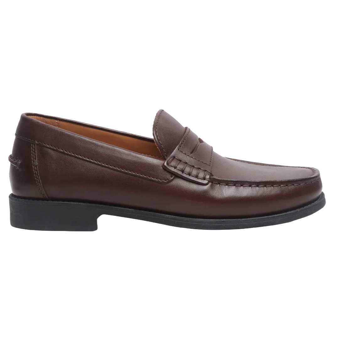 Jubleeo Leather Casual Brown Loafer For Men