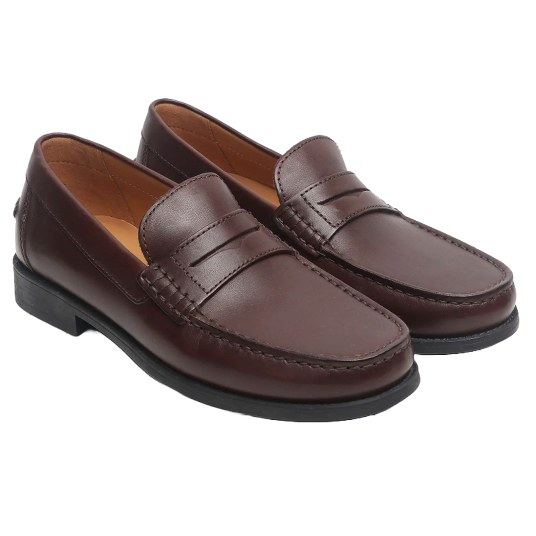 Jubleeo Leather Casual Brown Loafer For Men
