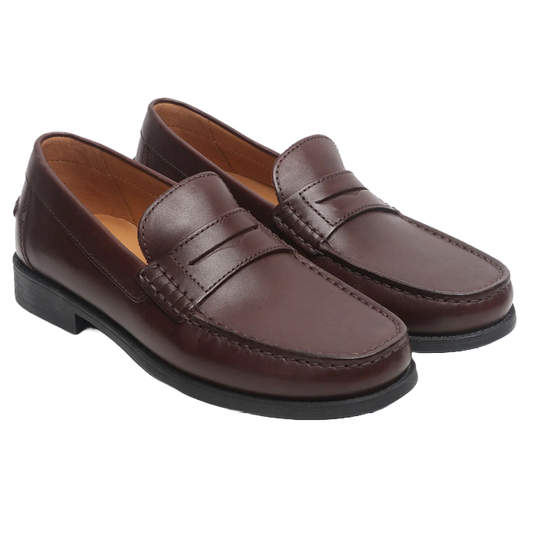 Jubleeo Leather Casual Brown Loafer For Men