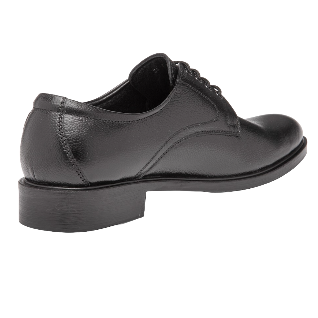 Jubleeo Leather Formal Derby Black Mens Shoes