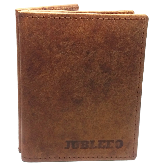 Jubleeo Leather Brown Card Holder For Men