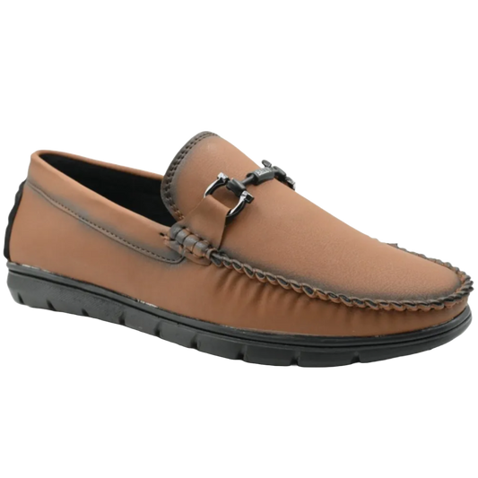 Jubleeo Casual Matte Tan Loafer For Men