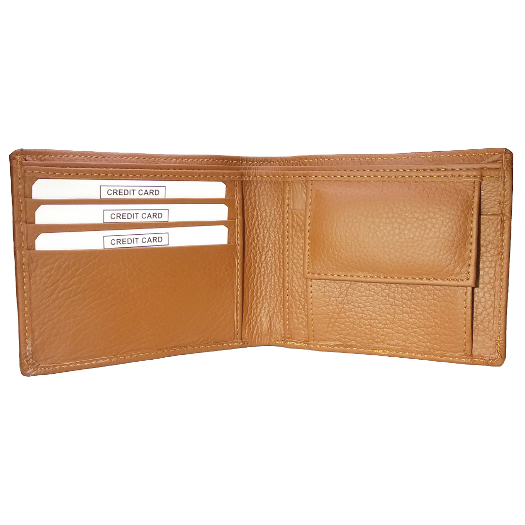 Jubleeo Leather Tan Pocket Mens Wallet